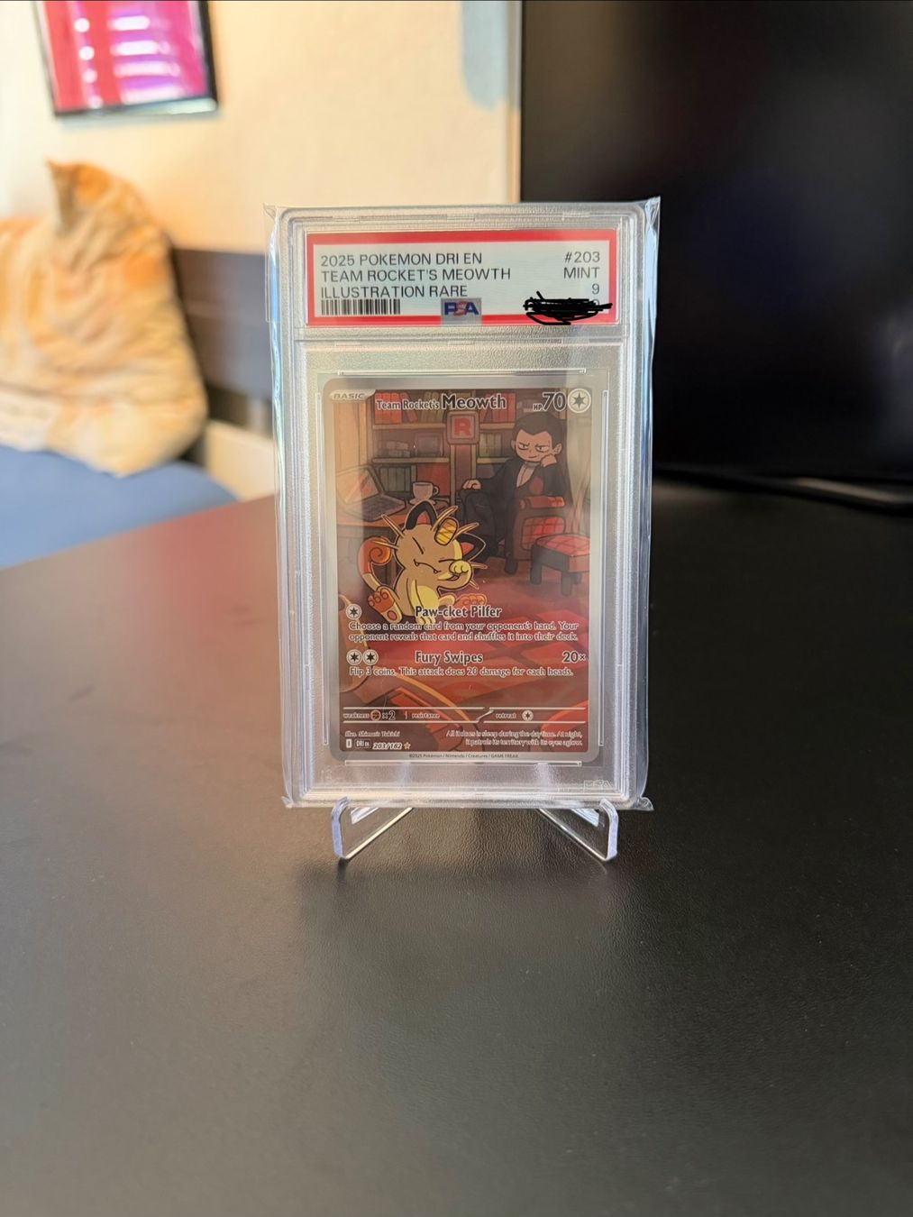 Pokémon Carte collezionabili: PSA 9 Team Rocket's Meowth IR 203/182 Pokémon – Nuovo (secondo la descrizione) da Möriken AG venduto da GolfRAkrapovic