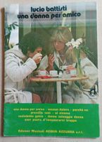 Lucio Battisti "Una donna per amico" Songbuch