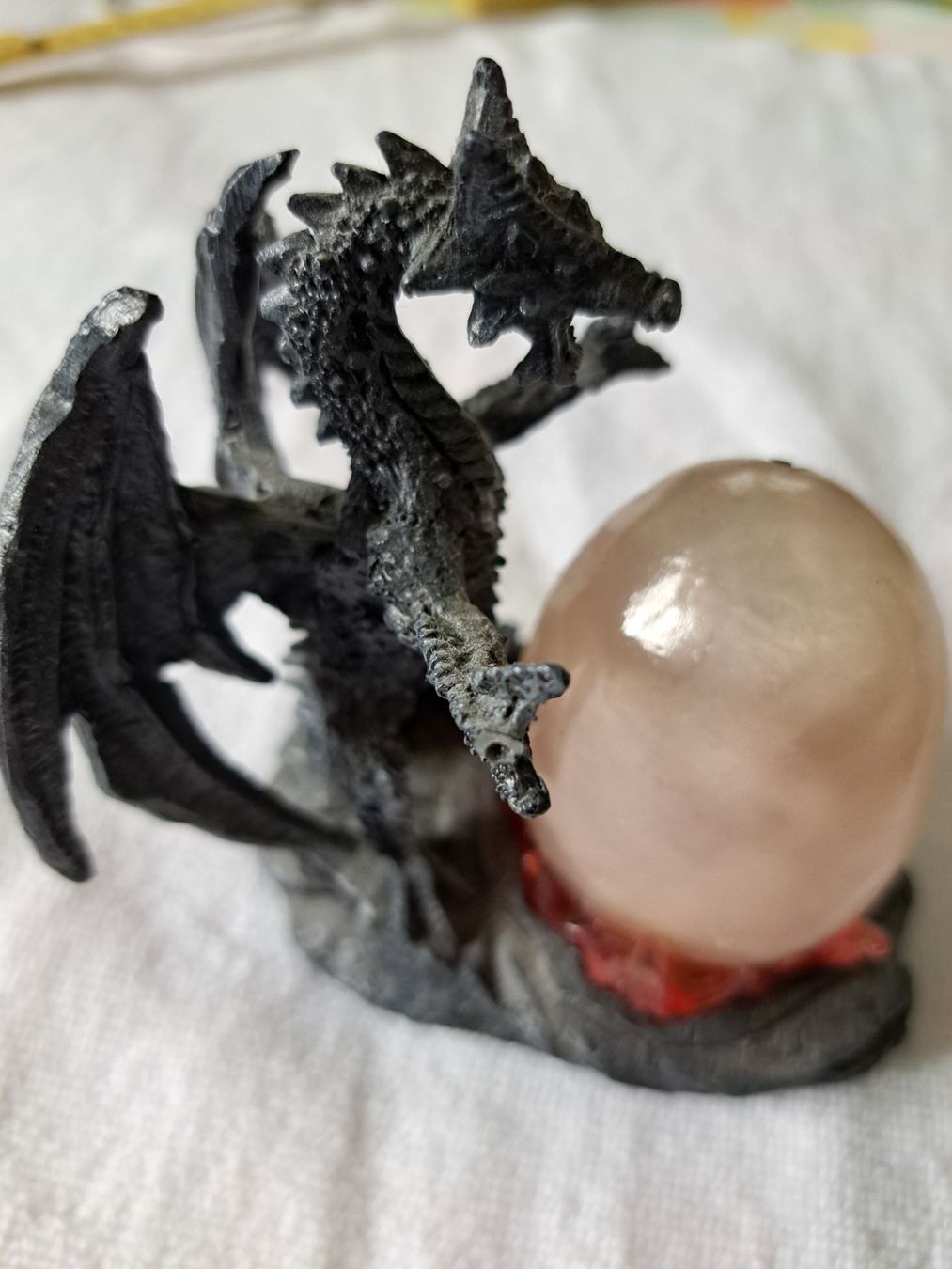 Statuette: 2 Drachen Figuren mit Ei, Farbwechselnd – Usato da Uitikon Waldegg venduto da Smeragol 8