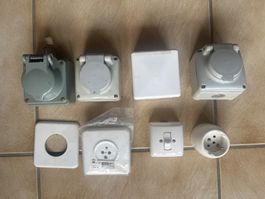 Lot de fiches électriques et interrupteurs
