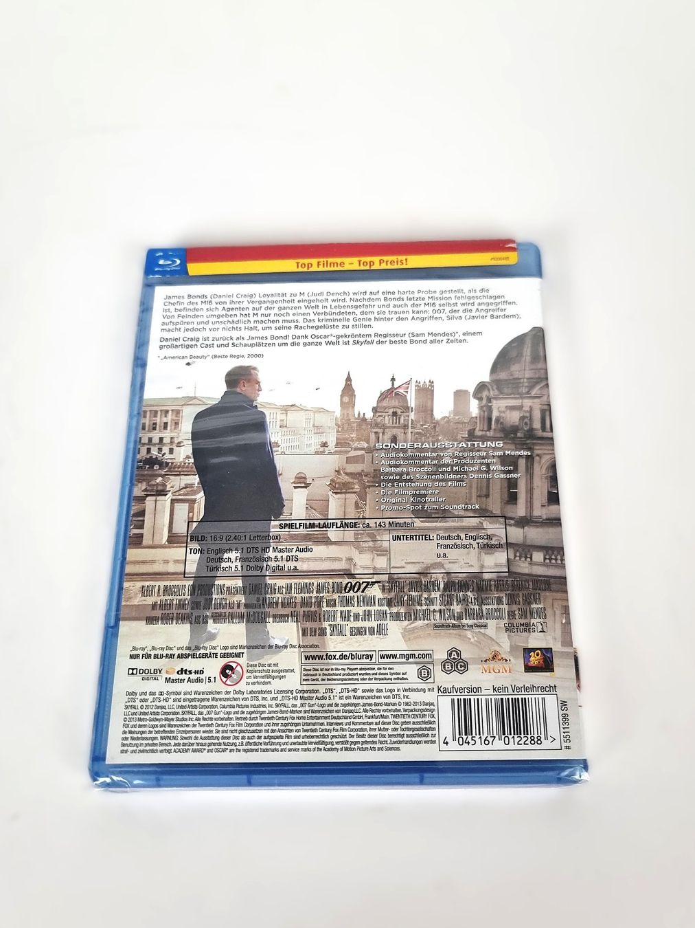 Alle DVDs: Blue Ray - James Bond 007 Sky Fall – Gebraucht aus Urtenen-Schönbühl von Restwert_Schoenbuehl 1