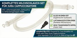 Milchschlauch und Luftansaugstutzen Set kompa. Jura - R350