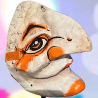 Fasnachtsmasken Larven Grinden Künstlermaske