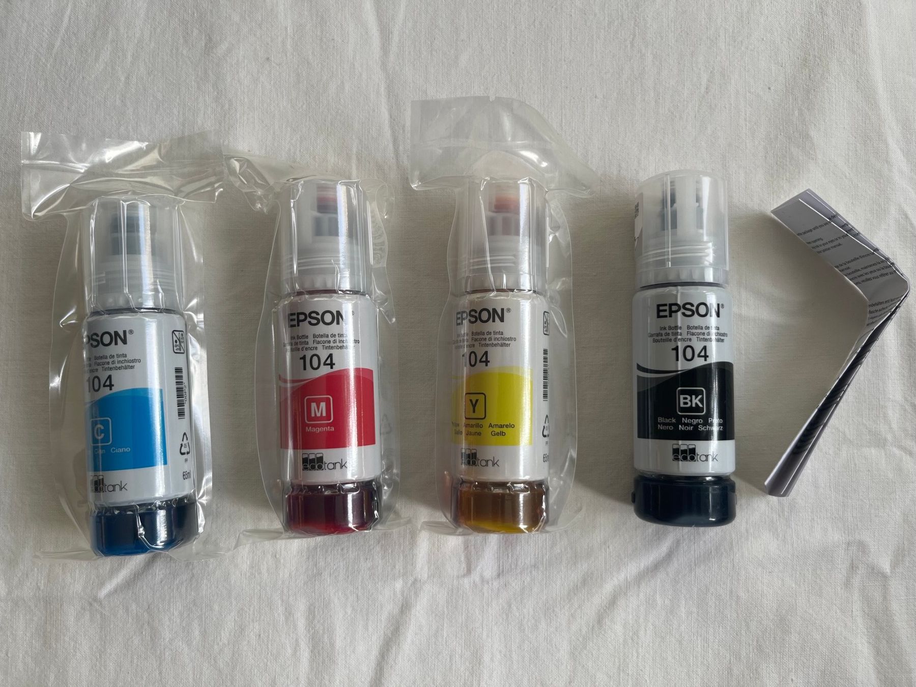 Epson Cartucce per stampanti & toner: Nachfüllpatronen Epson 104 – Nuovo e nell'imballaggio originale da Biel/Bienne venduto da and040 3