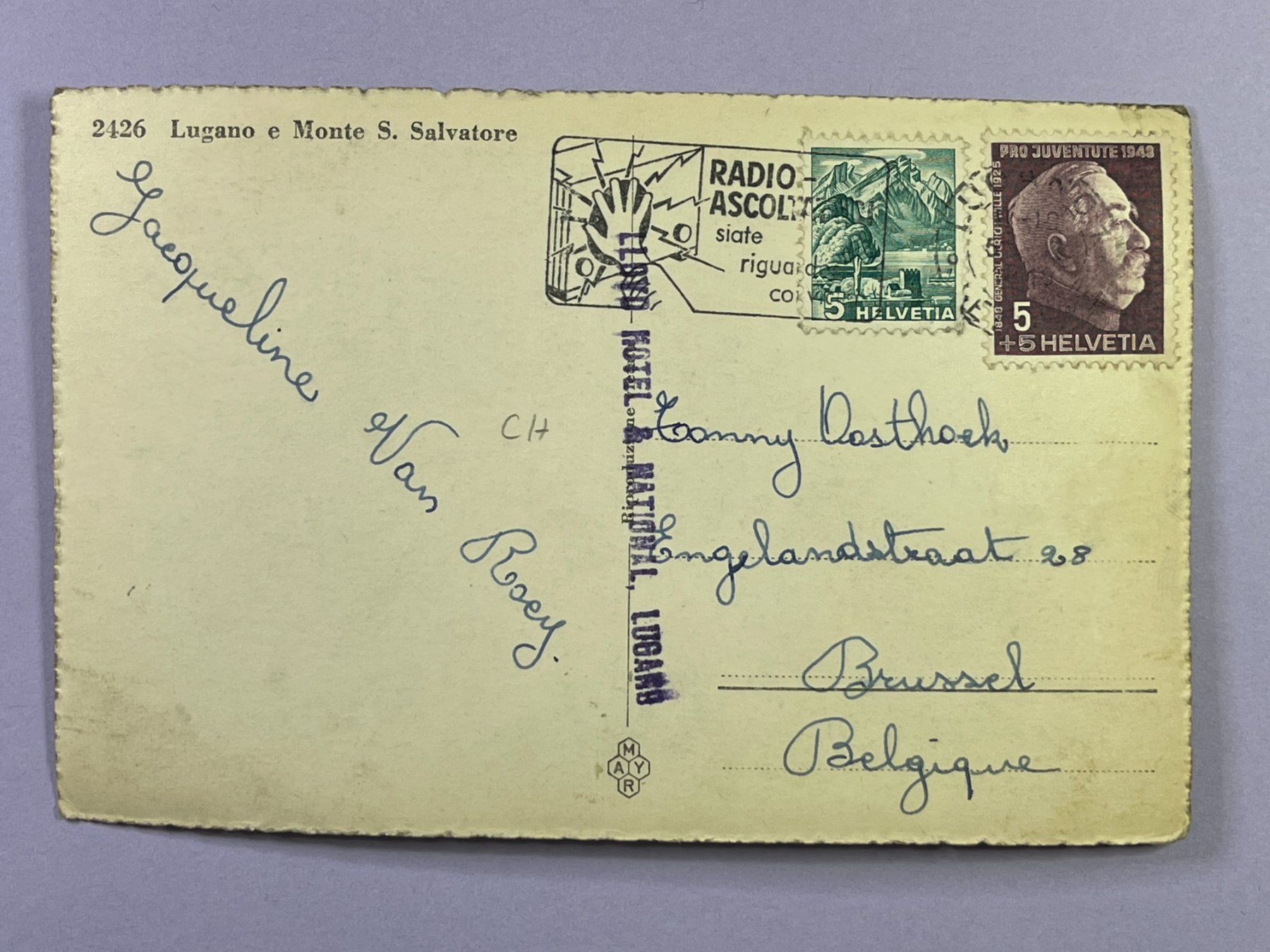 Cartoline postali: Lugano e Monte S. Salvatore – Usato da Steg VS venduto da danwer74 1