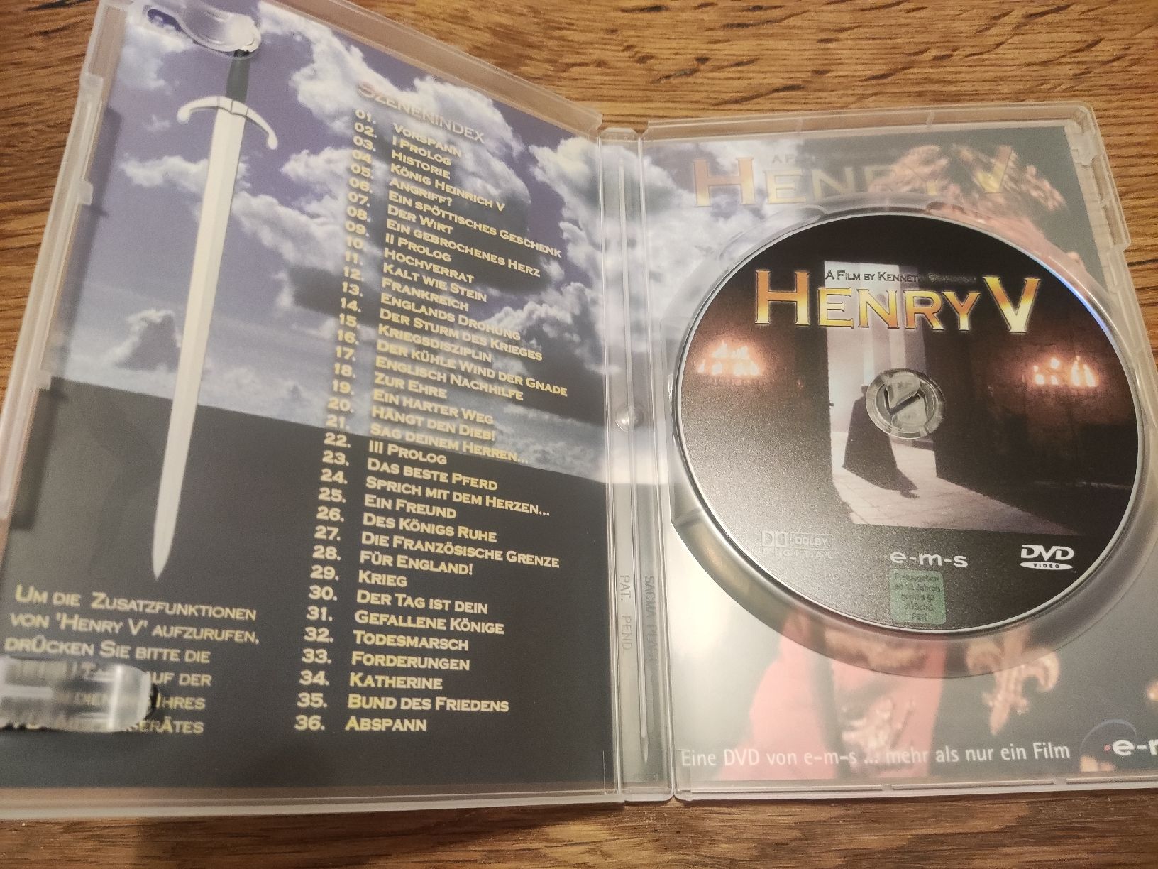 Tutti i DVDs: Henry V - mit Emma Thompson (DVD) – Usato da Oberembrach venduto da giu_7ksd 2