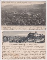 2 alte Postkarten, Oberuzwil und Neuenburg