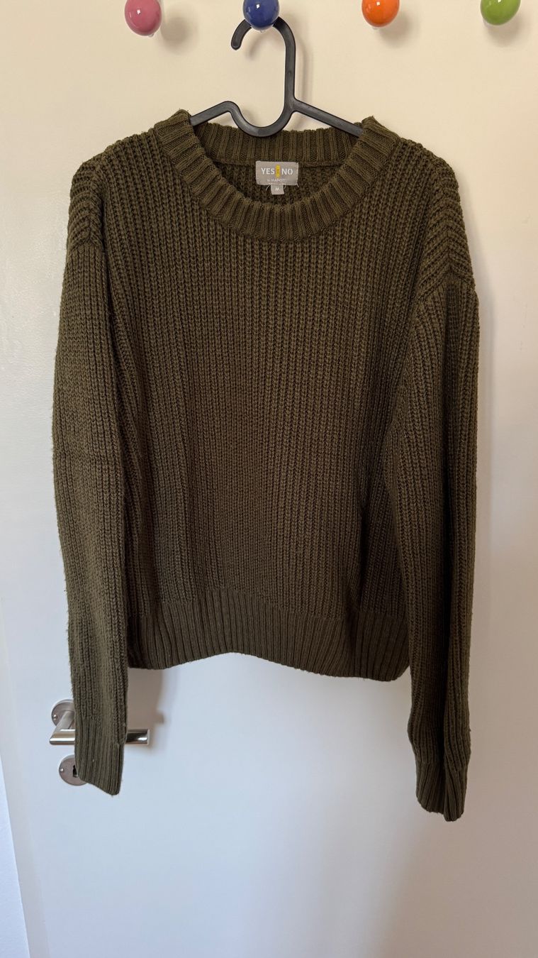Maglioni & Felpe: Strickpullover von Yes or No, Gr. M, Olivgrün – Usato da Luzern venduto da Ecila007