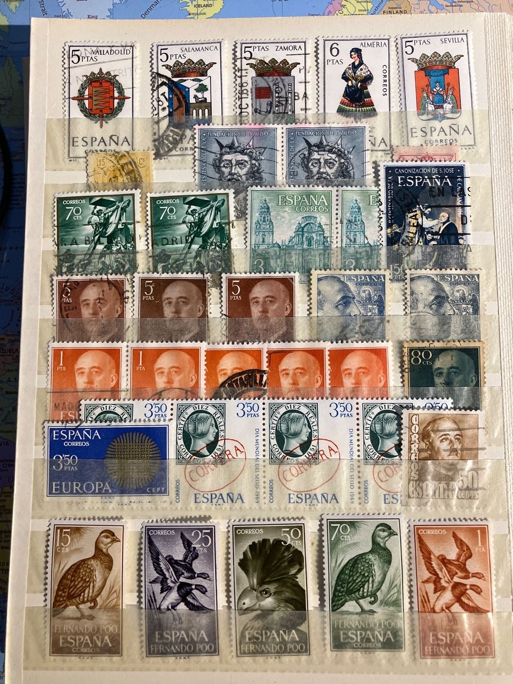 Tutti i francobolli: Interessantes Lot Spanien – Usato da Cunter venduto da Bicasi58