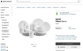 Mäser Barca Geschirrset 30tlg. weiss — Sehr gut erhaltene...