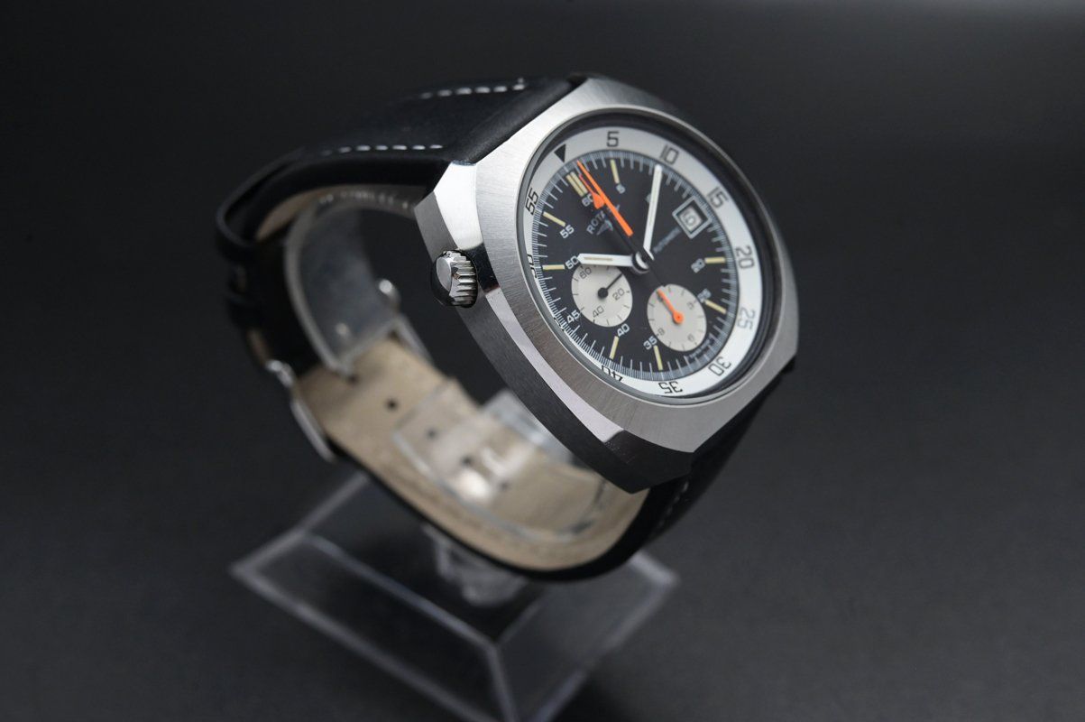 Rotary Orologi: Rotary 43mm Super Compressor chronograph, cal. Lemania 1341 – Usato da Eschert venduto da Watchlegend 2