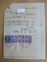 Italienischer Postquitung aus Castello di Carovigno von1933