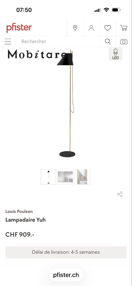 Louis Poulsen Lampade: Louis Poulsen Lampe Yuh – Usato da Châbles FR venduto da Chanao 5