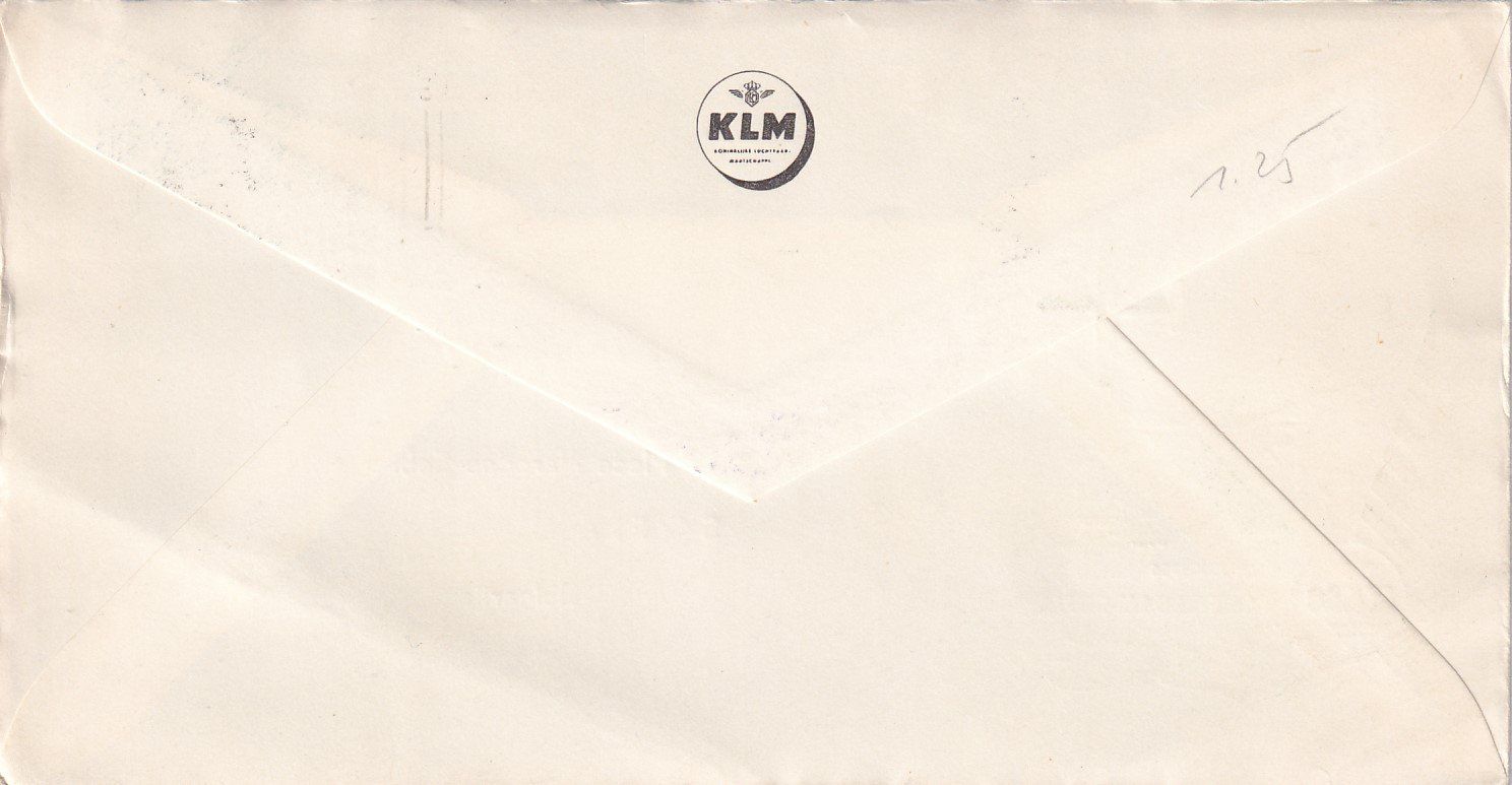 Alle Briefmarken: Erstflug KLM Amsterdam - Sofia 1956 – Gebraucht aus Baar von Asmara111 1