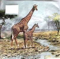 Serviette giraffes (1272) 2Stk.