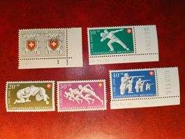 CH Pro Patria B46, B47, B48, B49 und B50 postfrisch
