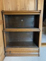 Bücherregal Holz geölt 2 Fächer mit Schublade guter Zustand