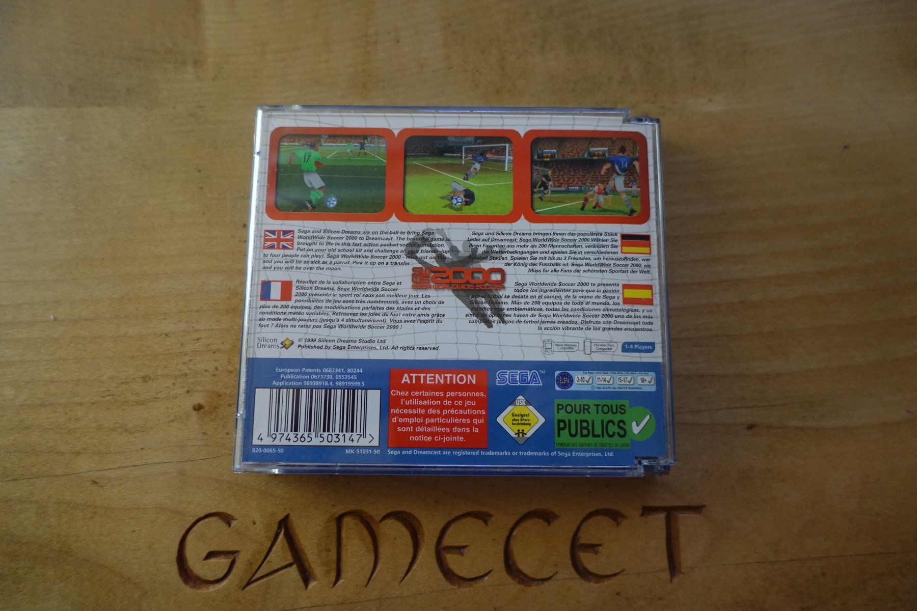 Sega Giochi: Sega Worldwide Soccer 2000 – Usato da Steinach venduto da Gamecet 3