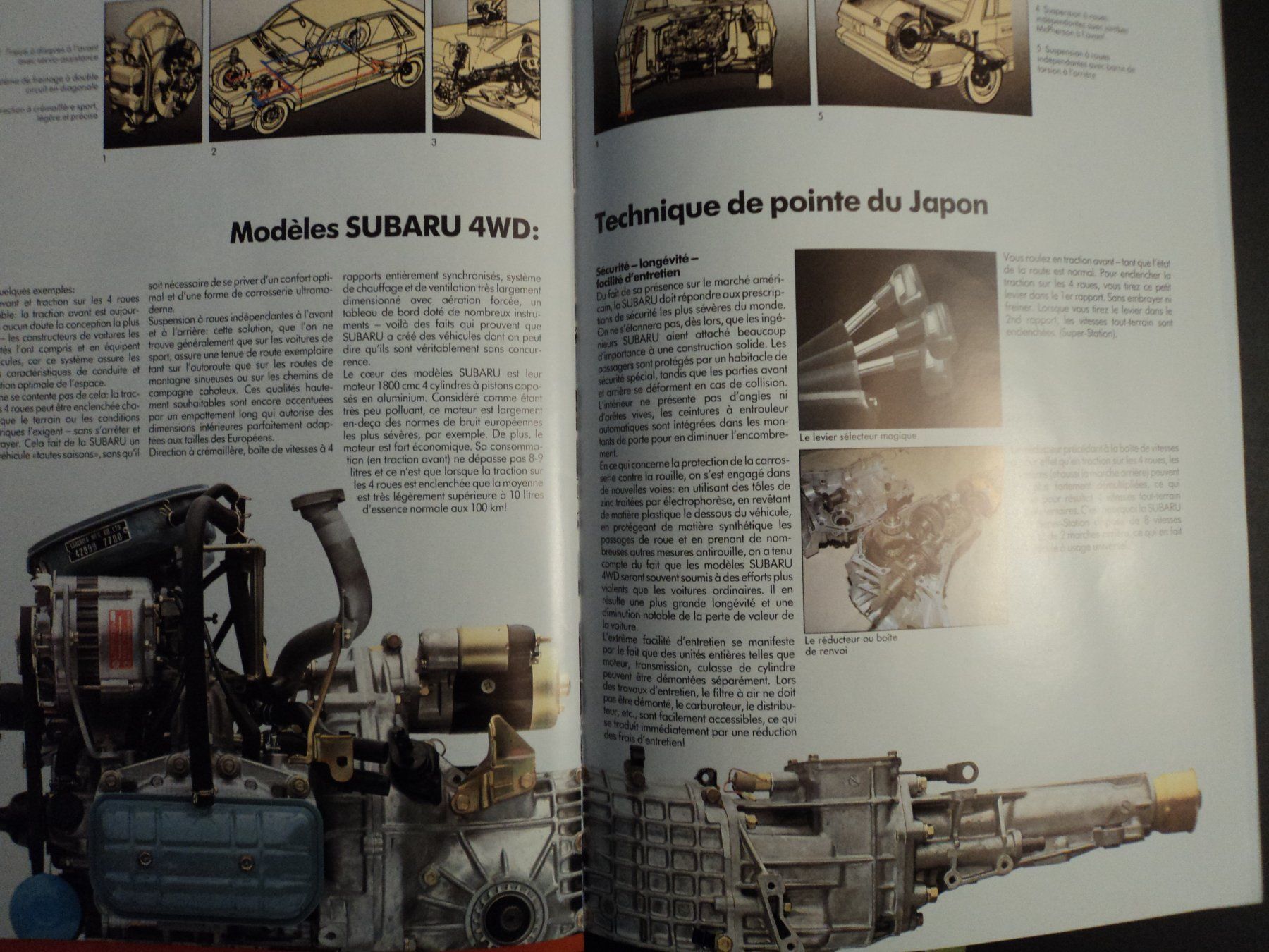 Subaru Dokumente: Prospekt Subaru Jahresprogramm 1980er – Gebraucht aus Schwarzenburg von modelCARama 6