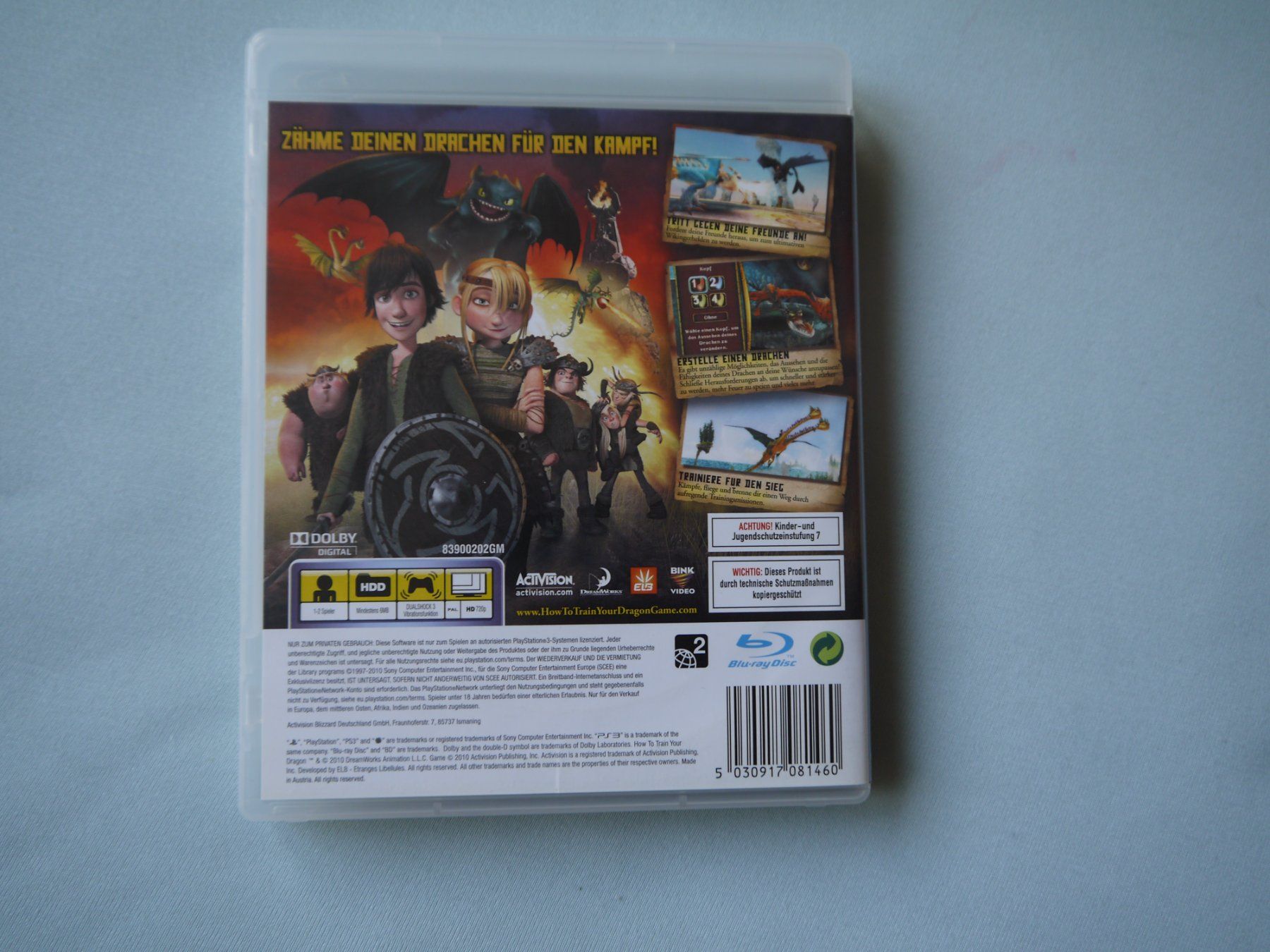 Sony Spiele: DRACHENZÄHMEN - LEICHT GEMACHT -PS3 – Gebraucht aus Hagendorn von Blaf 2