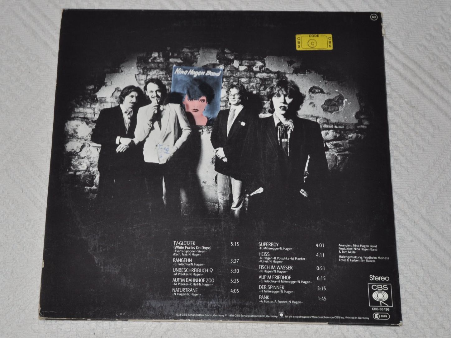 Dischi in vinile: LP Nina Hagen Band – Usato da Boll venduto da Theodora15 1