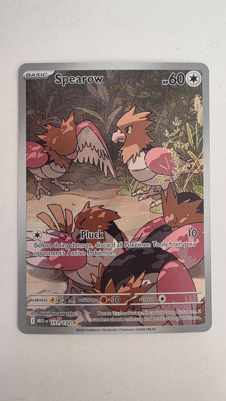 Pokémon Sammelbilder & Trading cards: Spearow - 151/132 - Mega Evolution - IR – Neu (gemäss Beschreibung) aus Richterswil von Goennjamin90
