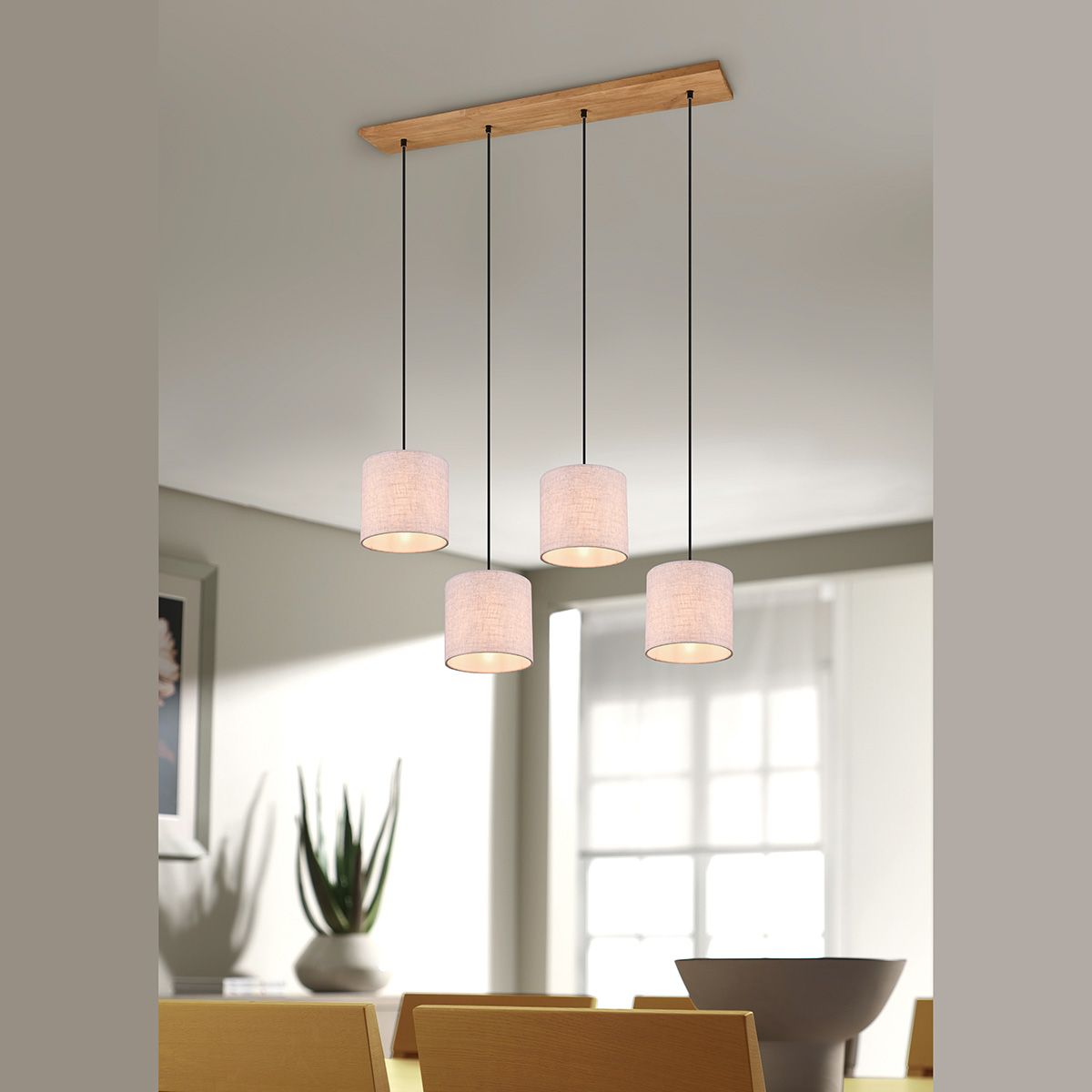 Lampadari & plafoniere: Pendelleuchte, 4 Spots, 100 cm x 20 cm – Nuovo (secondo la descrizione) da Kreuzlingen venduto da Smart-Light 1