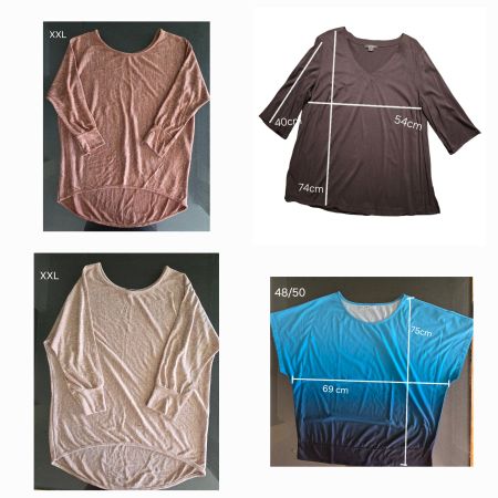 XXL/48/50 Damen Oberteile/Tops, Sommer Sale!