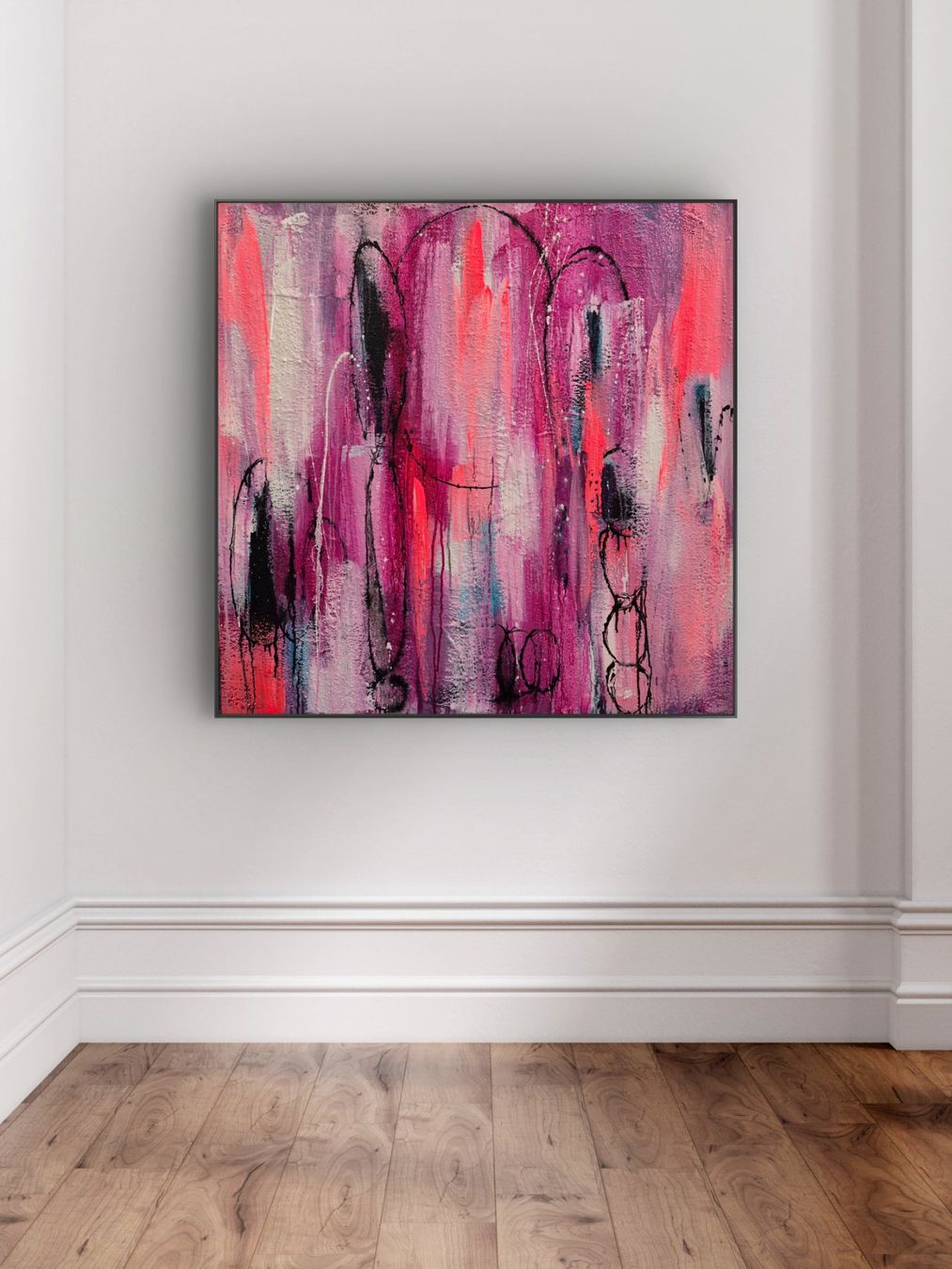 Gemälde: Originales abstraktes Bild 90x90cm – Neu (gemäss Beschreibung) aus Urdorf von Contra8