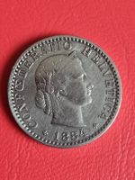 20 RAPPEN SCHWEIZ - JAHR 1884 - SEHR SCHÖN 