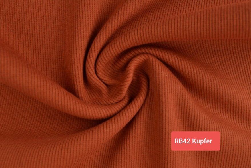Tessuti: Rib Bündchen Kupfer – Nuovo e nell'imballaggio originale da Steg im Tösstal venduto da J.Kreisl