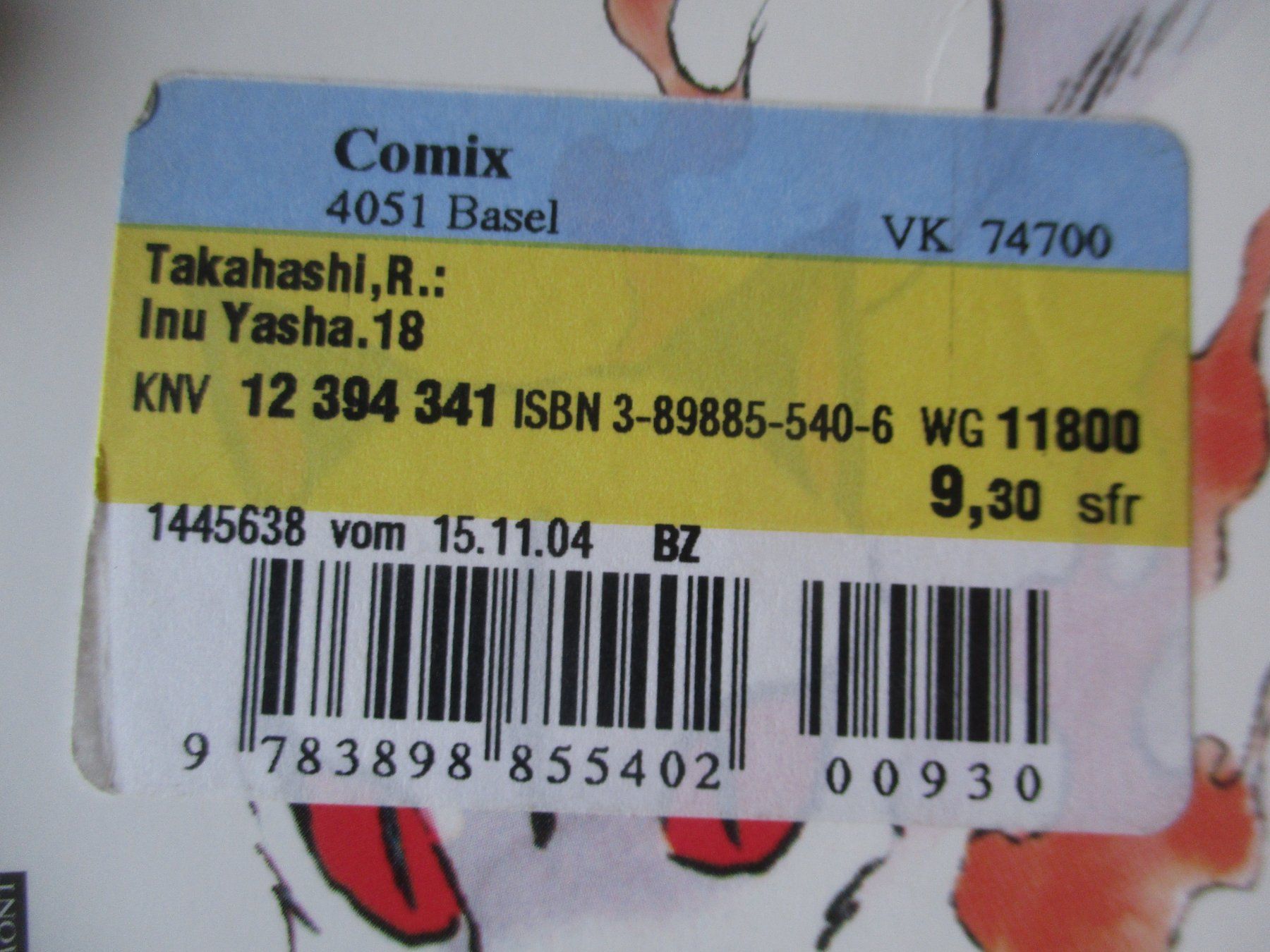Comics: 10 x Manga, Inu Yasha – Gebraucht aus Birsfelden von alles-muss-raus 2