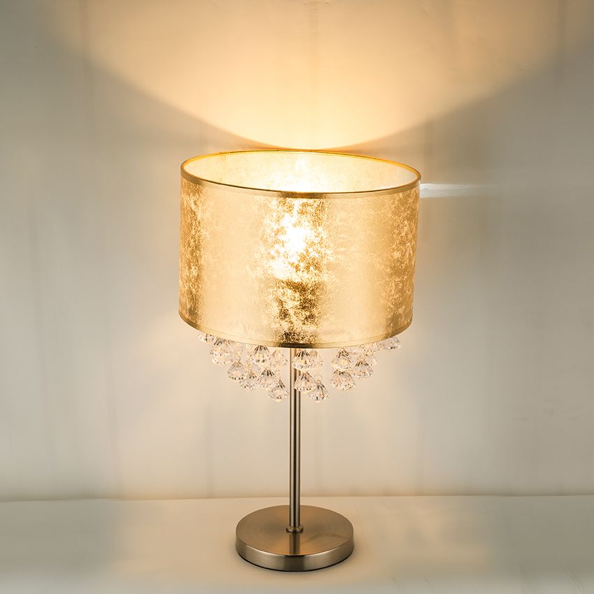 Lampade: Tischleuchte, 56 cm Höhe, Stoffschirm – Nuovo (secondo la descrizione) da Kreuzlingen venduto da Smart-Light 2