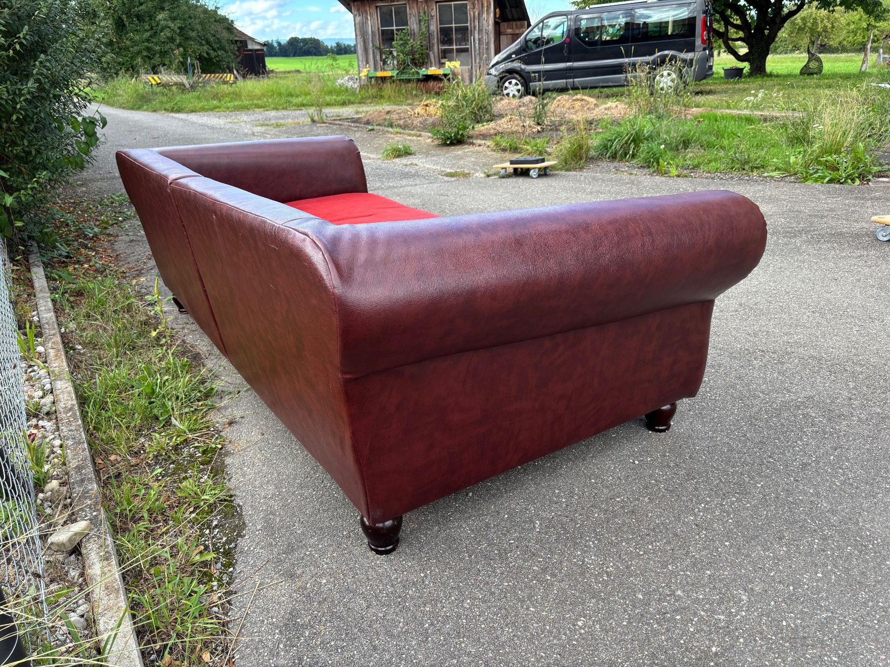 Divani: Super bequemes Kunstleder Sofa, Couch, Vintage, Retro – Usato da Alten venduto da AuntiesAtticFinds 6