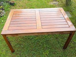 Gartentisch Teak