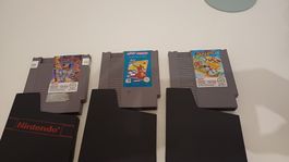 3 Nintendo NES Spiele Duck Tales Chip & Dale Tom & Jerry 