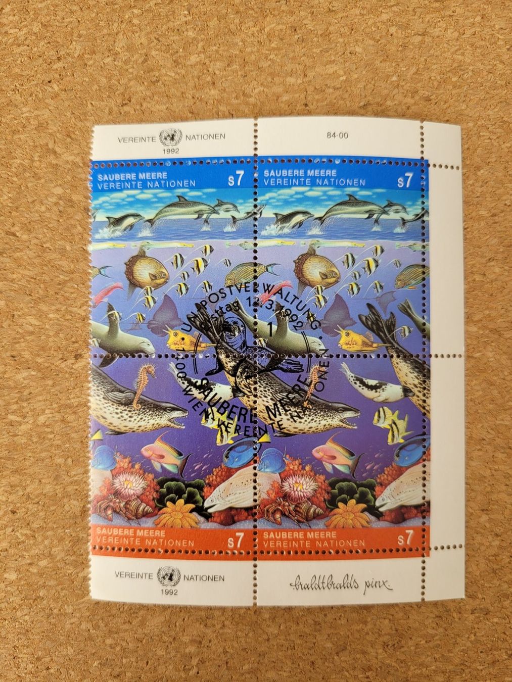 Tous les timbres: Saubere Meere 1992 – D'occasion à Inwil par Flower2325