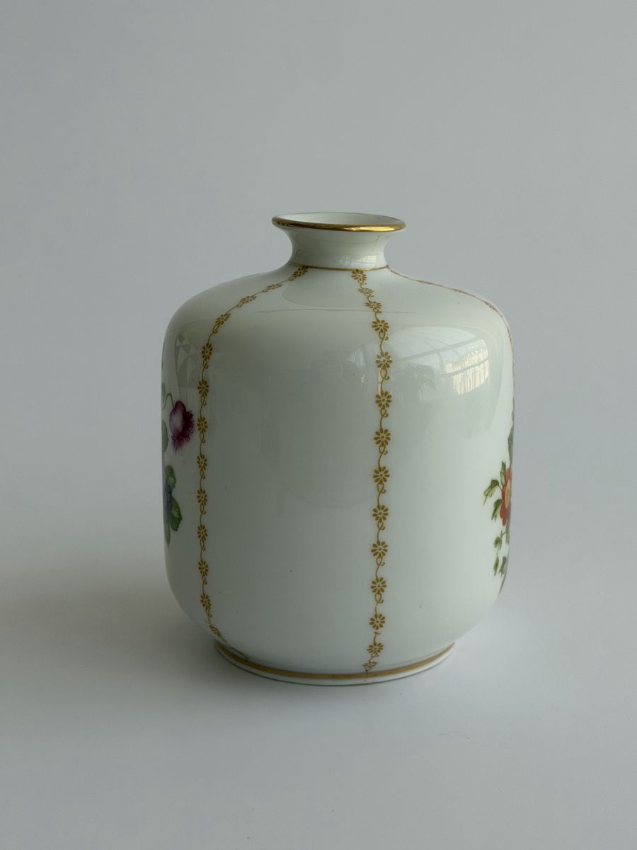 Rosenthal Vasen & Gefässe: Vase Rosenthal Luise fleurs et dorures  – Gebraucht aus Genève von mar_nd6c 4