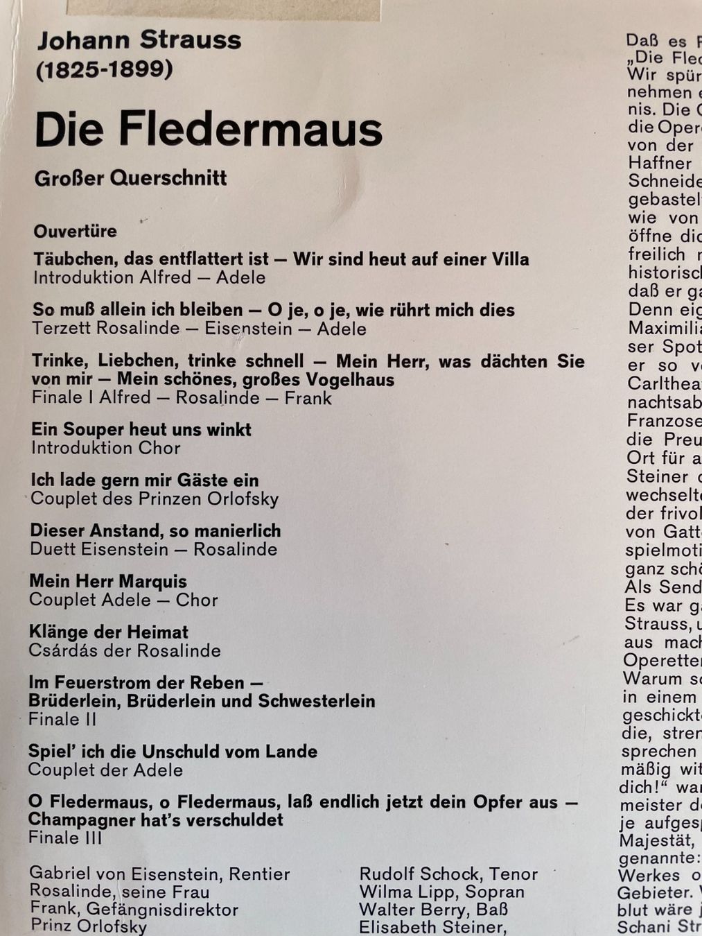 Schallplatten: 5 LP Strauss - Lehar - Ziehrer - Komzak – Gebraucht aus Appenzell Steinegg von Wurzlers 4