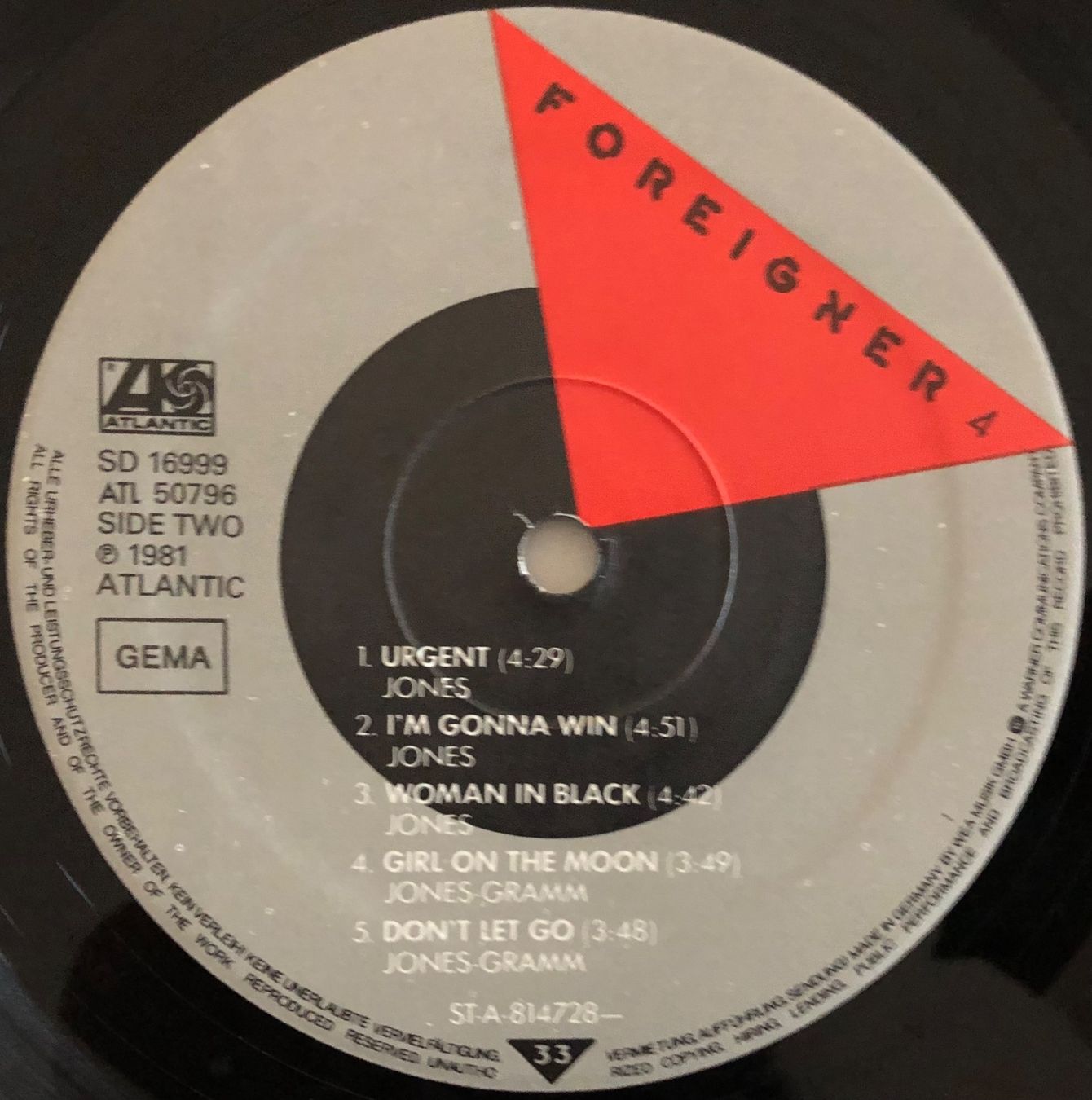 Schallplatten: FOREIGNER - 4 – Gebraucht aus Poliez-Pittet von Newtown-Records 3