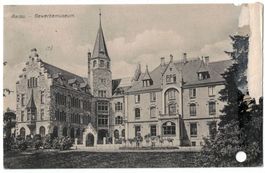 Aarau, Gewerbemuseum, Quittungsbeleg, gelaufen 1912