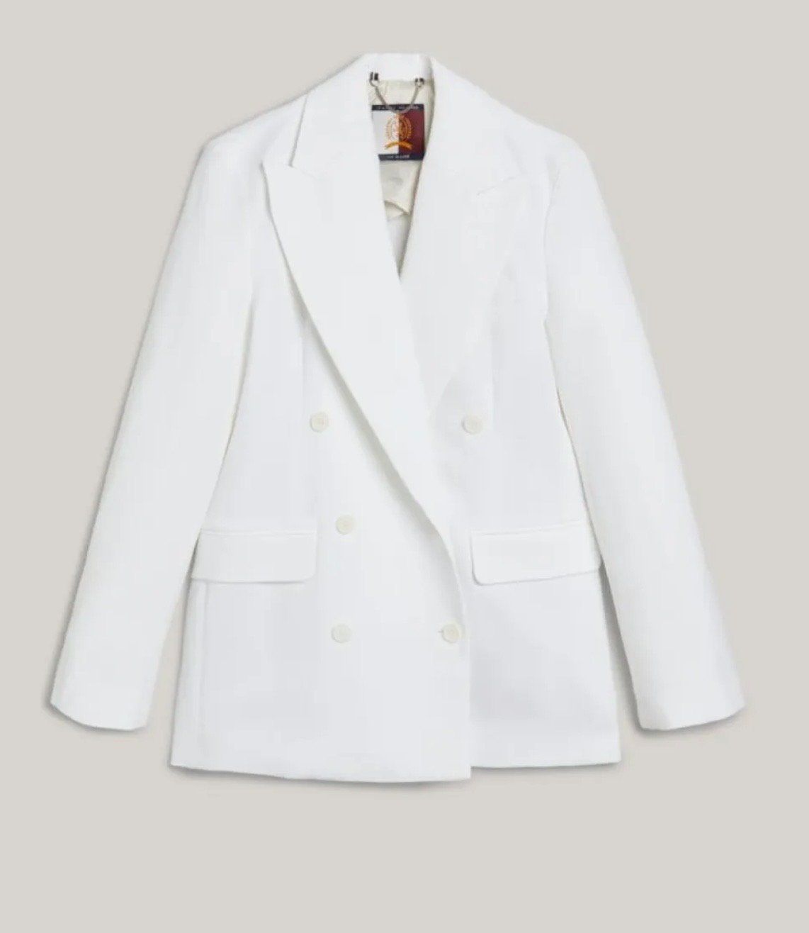 Tommy Hilfiger Completi & Tailleur: Tommy Hilfiger: Pique Oversized Double Breasted Blazer – Nuovo (secondo la descrizione) da Rafz venduto da sam_ryj5 1