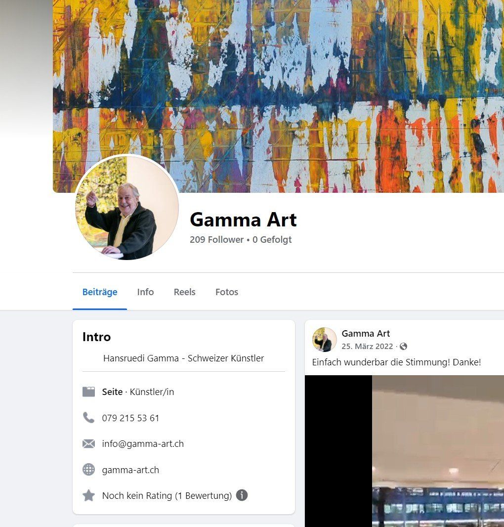 Gemälde: Abstraktes Gemälde  Künstler Gamma Art – Gebraucht aus Fällanden von Roli12 1