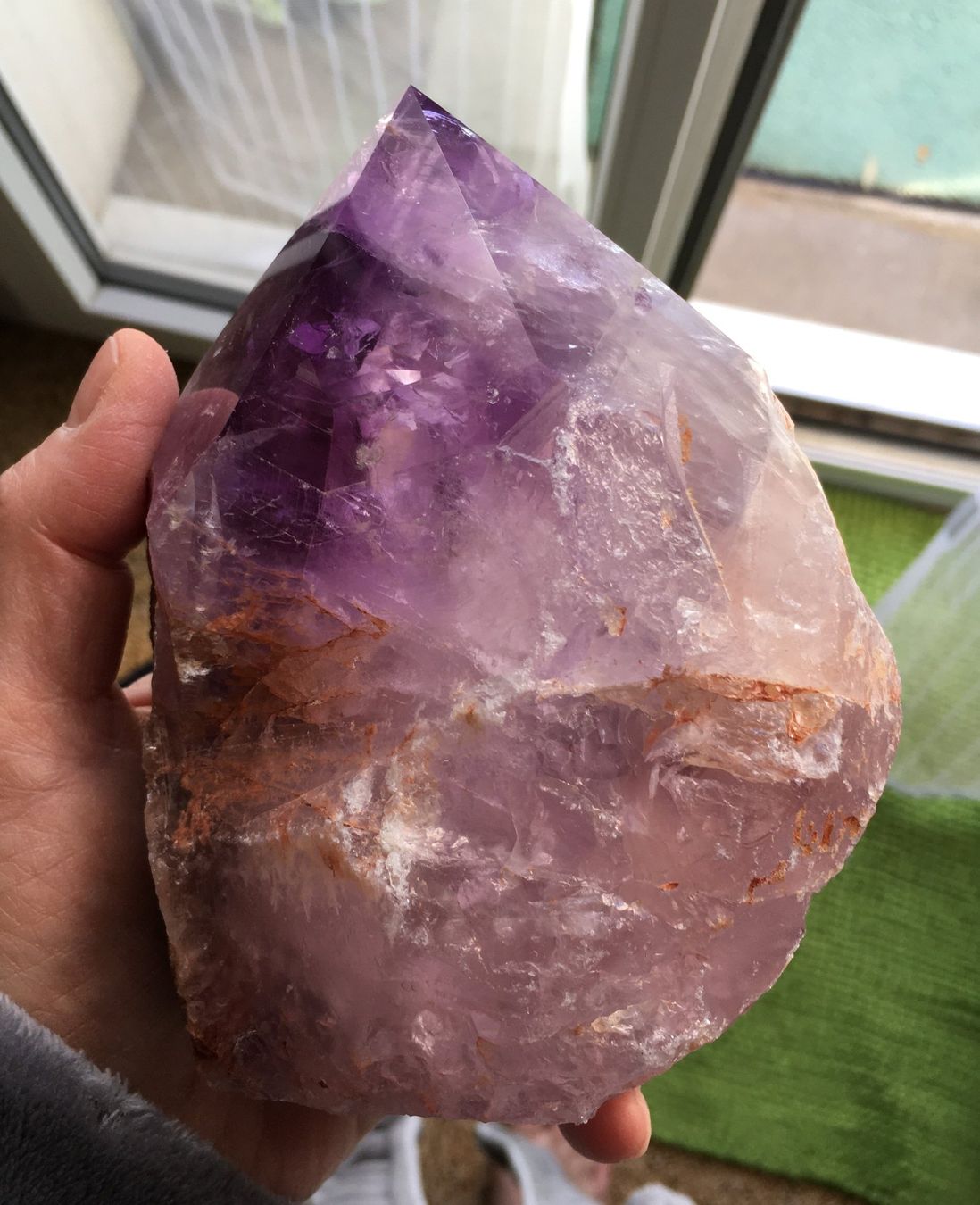 Mineralien & Heilsteine: améthyste grosse pointe en partie polie env. 1600gr – Gebraucht aus Vevey von zabounetta 1