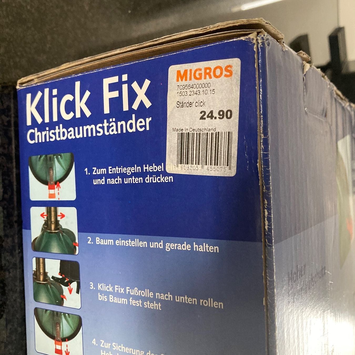 Basi per albero di Natale: Klick Fix Christbaumständer – Usato da Vaduz venduto da mpa54 1