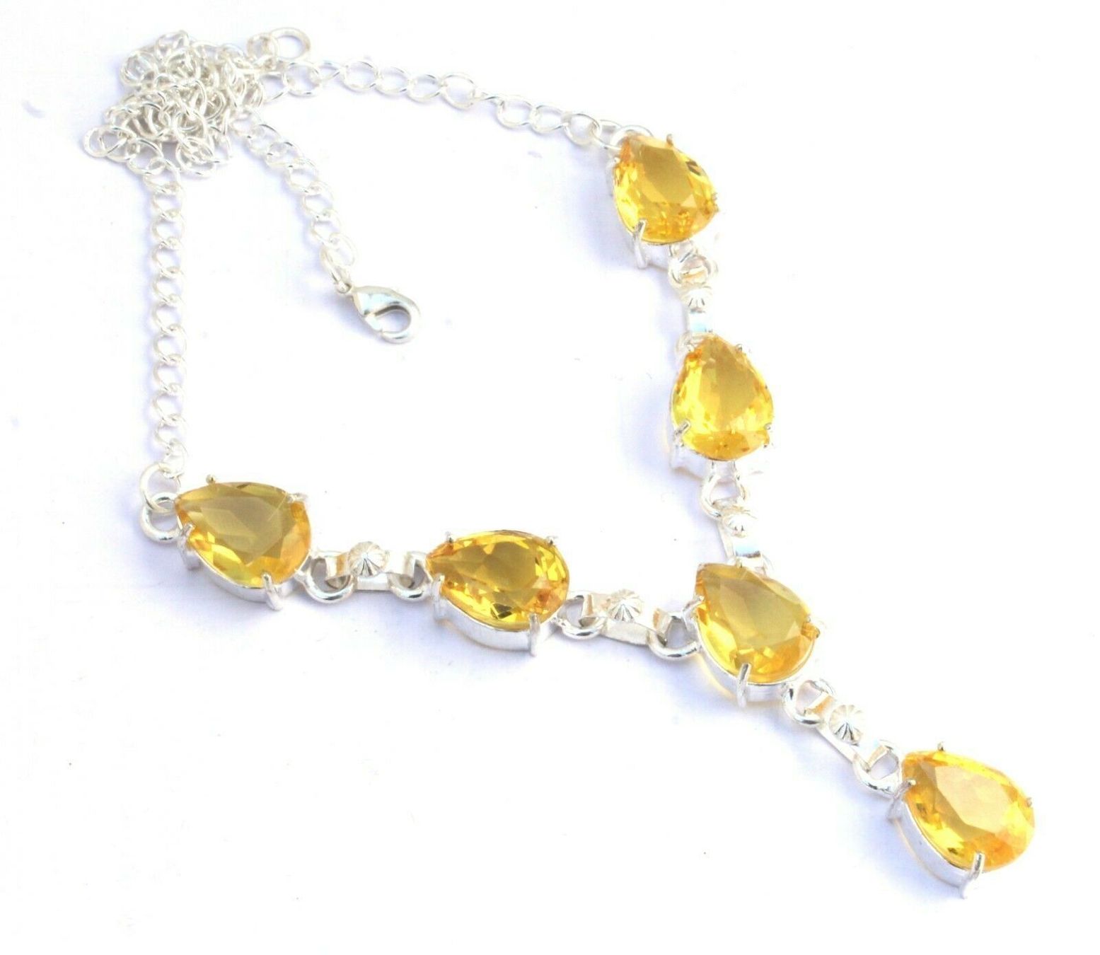 Ketten: Yellow Citrine Gemstone Handmade 925 SS – Neu und originalverpackt aus Gächlingen von CHARLEZGIFTS