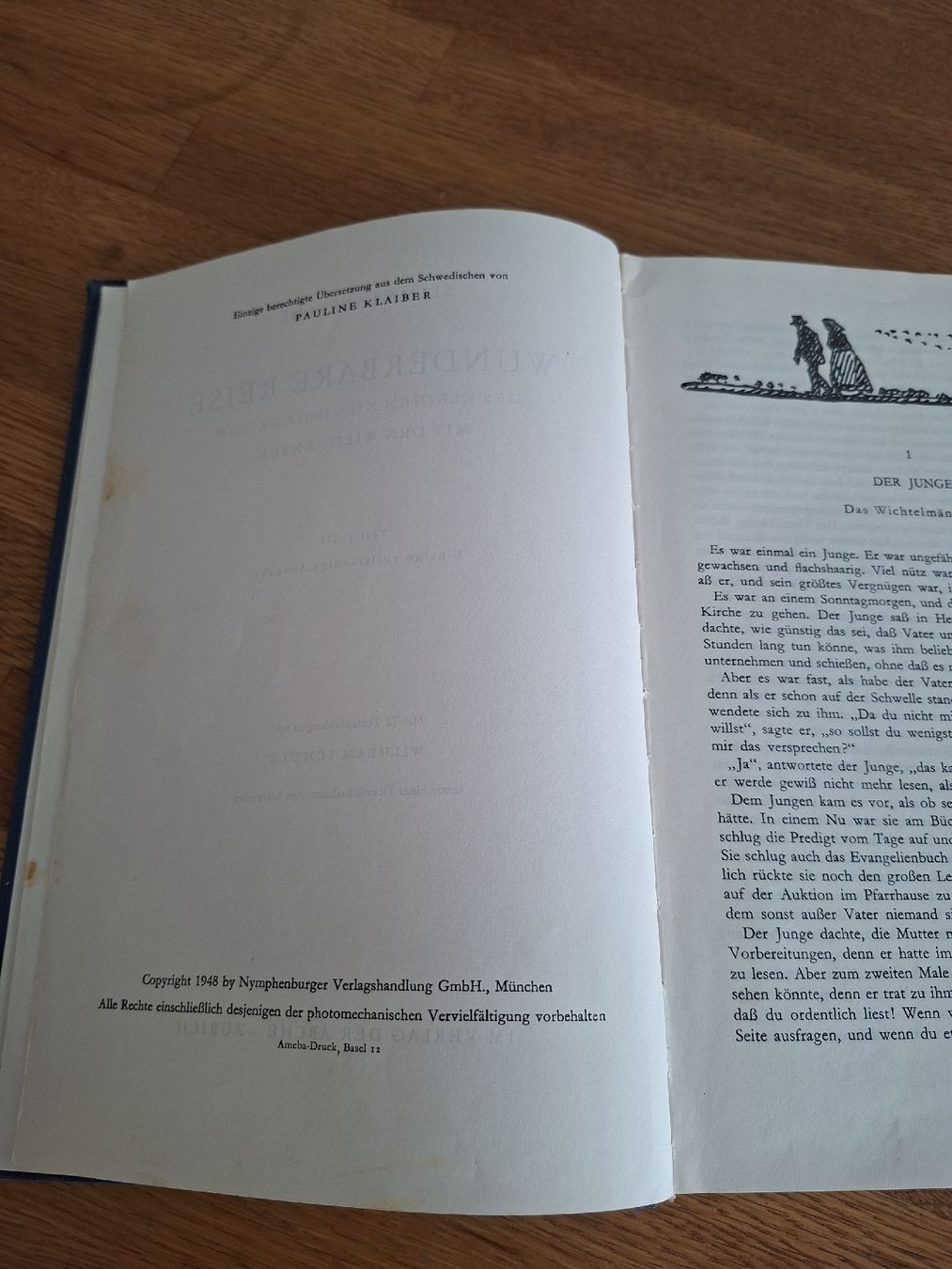 Bücher: Selma Lagerlöf - Wunderbare Reise Nils Holgersson - 1948 – Gebraucht aus Bern von Olgas_Welt 1