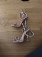 Sandales Public Desire rose strass lacets bon etat