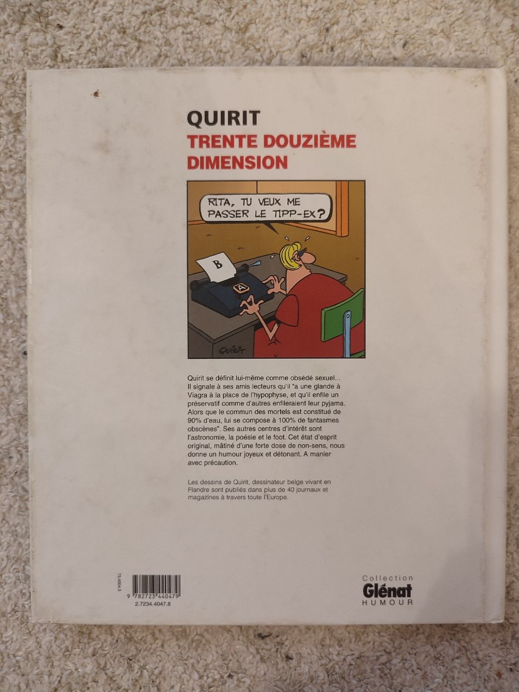 Comics: Quirit - Trente Douzième Dimension - EO - BE – Gebraucht aus Bougy-Villars von Vogue 2