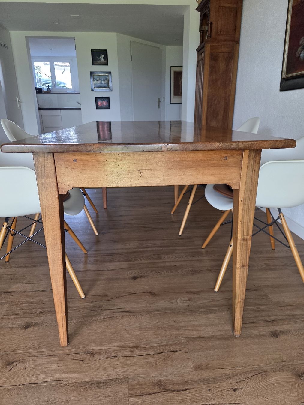 Tavoli: Antiker Biedermeier Esstisch aus Nussbaum – Usato da Hirzel venduto da Chelou86 9